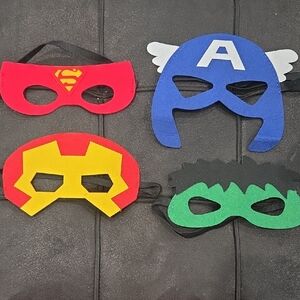 Marvel Avengers Kids Superhero Mask Set